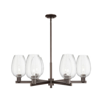 Innovations - 716-6CR-OB-G457-6CL - Six Light Chandelier - Arcadia - Oil Rubbed Bronze
