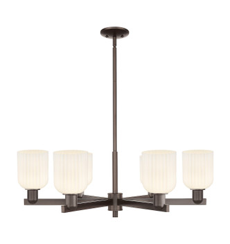 Innovations - 716-6CR-OB-G559-5GWH - Six Light Chandelier - Arcadia - Oil Rubbed Bronze