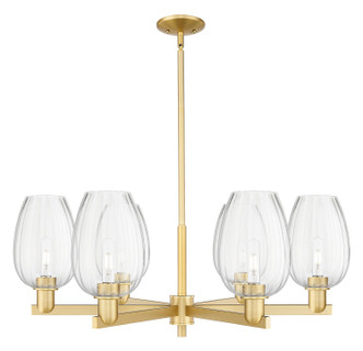 Innovations - 716-6CR-SG-G457-6CL - Six Light Chandelier - Arcadia - Satin Gold
