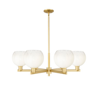 Innovations - 716-6CR-SG-G483-8OP - Six Light Chandelier - Arcadia - Satin Gold