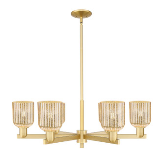 Innovations - 716-6CR-SG-G559-5ME - Six Light Chandelier - Arcadia - Satin Gold