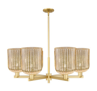 Innovations - 716-6CR-SG-G559-8ME - Six Light Chandelier - Arcadia - Satin Gold