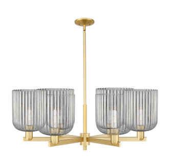 Innovations - 716-6CR-SG-G559-8SM - Six Light Chandelier - Arcadia - Satin Gold