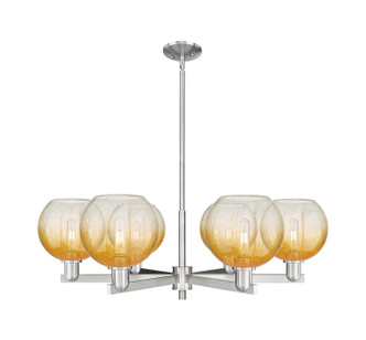 Innovations - 716-6CR-SN-G483-8AM - Six Light Chandelier - Arcadia - Satin Nickel