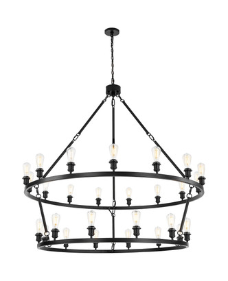 Innovations - 8506-BK - 27 Light Chandelier - Ballston - Matte Black