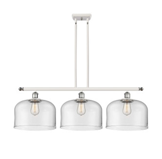 Innovations - 916-3I-WPC-G72-L - Three Light Island Pendant - Ballston Urban - White Polished Chrome