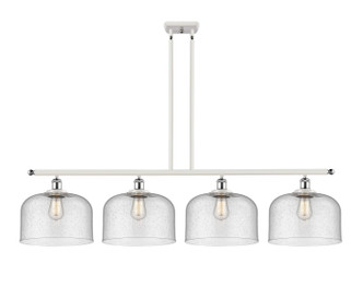 Innovations - 916-4I-WPC-G74-L - Four Light Island Pendant - Ballston Urban - White Polished Chrome