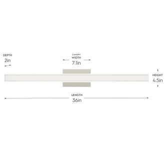 Phase 6.3 LED LED Vanity Light (P300557-009-CS)