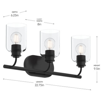 Reines Three Light Bath Vanity (P300567-31M)