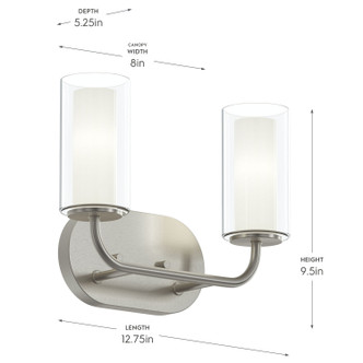 Mack Two Light Bath Vanity (P300575-009)
