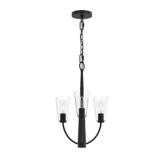 Progress Lighting - P400452-31M - Three Light Chandelier - Jheni - Matte Black