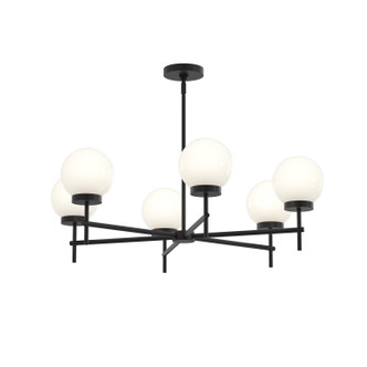 Progress Lighting - P400469-31M - Six Light Chandelier - Rigsby - Matte Black
