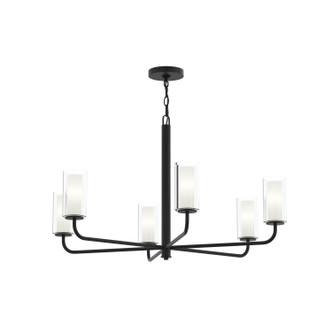 Progress Lighting - P400477-31M - Six Light Chandelier - Mack - Matte Black