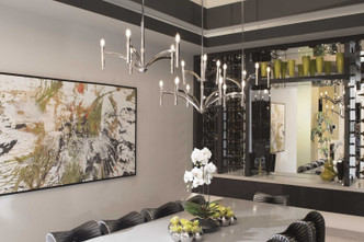 Draper Five Light Chandelier (P4718-104)