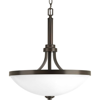 Progress Lighting - P500054-020 - Three Light Inverted Pendant - Topsail - Antique Bronze