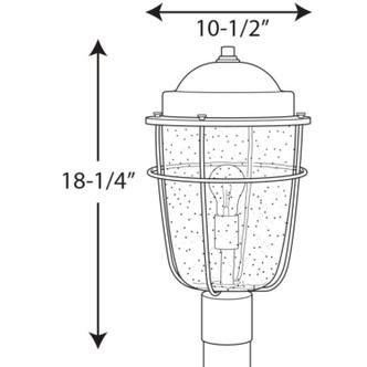 Holcombe One Light Post Lantern (P540025-031)