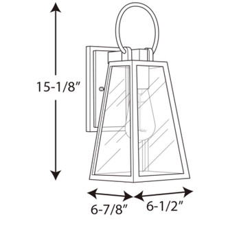 Barnett One Light Wall Lantern (P560077-020)