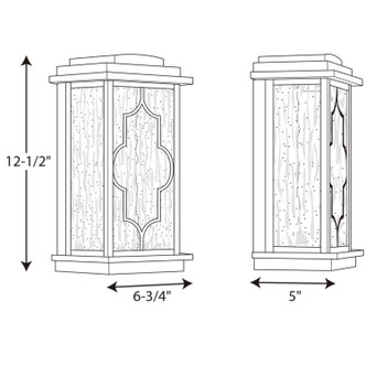 Northampton LED LED Wall Lantern (P560106-129-30)