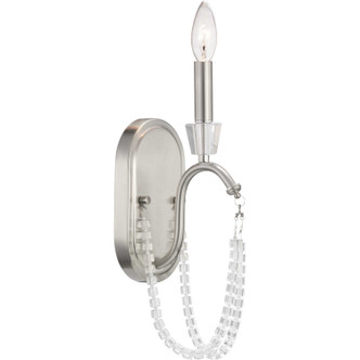 Progress Lighting - P710053-009 - One Light Wall Bracket - Stratham - Brushed Nickel