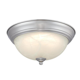 Westinghouse Lighting - 6137100 - LED Flush Mount - Dubrow - Brushed Nickel