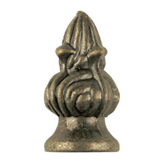 Westinghouse Lighting - 7032100 - Victorian Lamp Finial Tiffany Antique - Finial - Antique Brass