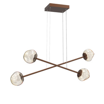 manufacturer_finish:Burnished Bronze|manufacturer_glass:Floret Crystal Inner - Amber Outer|color_temperature:2700K