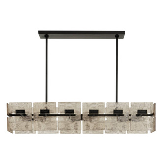 Vetrina Six Light Linear Chandelier (DLC49)