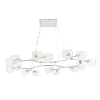Arteriors - DLC53 - 16 Light Chandelier - Mahowald - Chrome/Clear Crackle