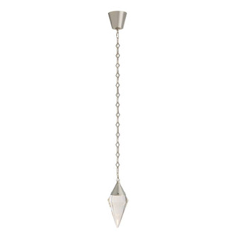 Arteriors - DPC36 - LED Pendant - Berkley - Clear/Vintage Silver