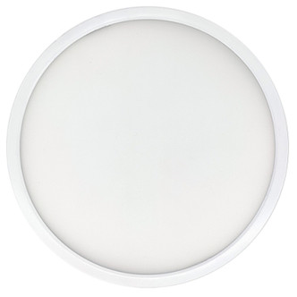 Bulbrite - 773607 - 7 Flush Mount - Builder Fixtures - White