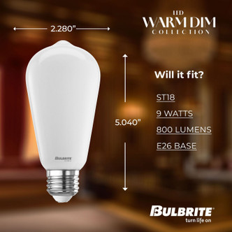 Warm Dim Light Bulb (776405)