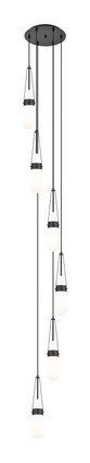 Innovations - 116-452-1P-BK-G452-4GWH - Six Light Pendant - Downtown Urban - Matte Black