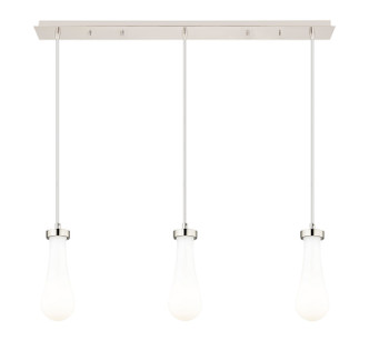 Innovations - 123-451-1P-PN-G451-4GWH - Three Light Linear Pendant - Downtown Urban - Brushed Polished Nickel