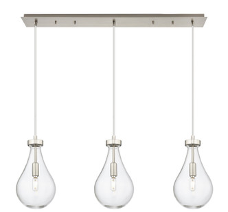 Innovations - 123-451-1P-SN-G451-7CL - Three Light Linear Pendant - Downtown Urban - Brushed Satin Nickel