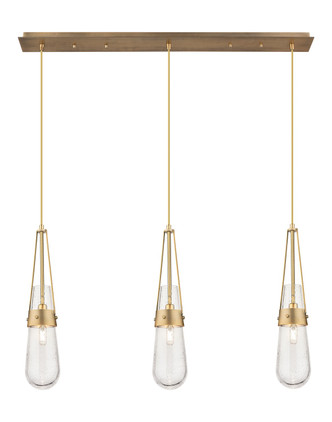 Innovations - 123-452-1P-BB-G452-4SDY - Three Light Linear Pendant - Downtown Urban - Brushed Brass