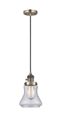 Innovations - 201CSW-AB-G194-LED - LED Mini Pendant - Franklin Restoration - Antique Brass