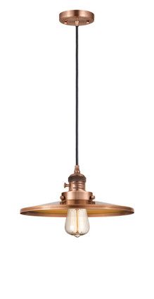 Innovations - 201CSW-AC-MFR-AC-12 - One Light Mini Pendant - Franklin Restoration - Antique Copper