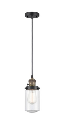 Innovations - 201CSW-BAB-G314-LED - LED Mini Pendant - Franklin Restoration - Black Antique Brass