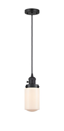 Innovations - 201CSW-BK-G311-LED - LED Mini Pendant - Franklin Restoration - Matte Black