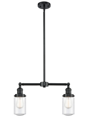 Innovations - 209-OB-G314 - Two Light Island Pendant - Franklin Restoration - Oil Rubbed Bronze