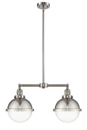 Innovations - 209-SN-HFS-82-SN-LED - LED Island Pendant - Franklin Restoration - Brushed Satin Nickel