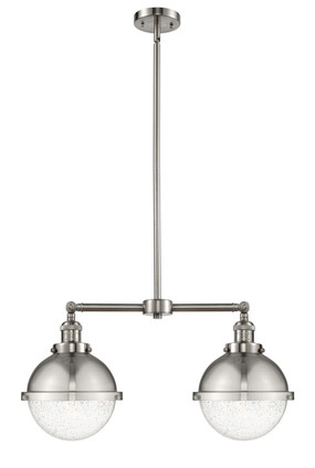 Innovations - 209-SN-HFS-84-SN-LED - LED Island Pendant - Franklin Restoration - Brushed Satin Nickel