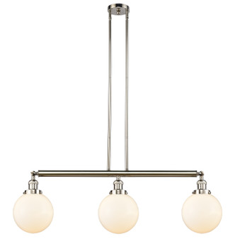manufacturer_finish:Polished Nickel|manufacturer_glass:Cased Matte White Beacon|light_output:220.00lm|color_temperature:2200K|cri:99