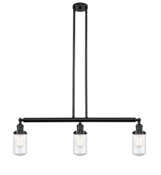 Innovations - 213-BK-G314-LED - LED Island Pendant - Franklin Restoration - Matte Black
