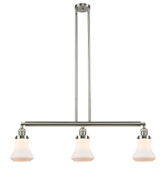 Innovations - 213-SN-G191 - Three Light Island Pendant - Franklin Restoration - Brushed Satin Nickel