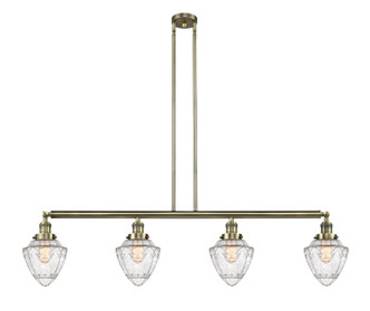 Innovations - 214-AB-G664-7-LED - LED Island Pendant - Franklin Restoration - Antique Brass