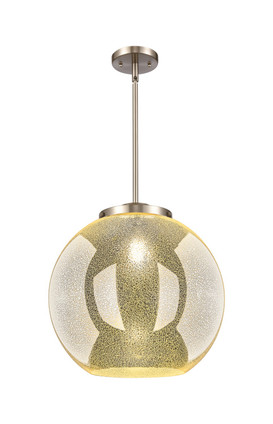 Innovations - 221-1S-SN-G128-16 - One Light Pendant - Essex - Brushed Satin Nickel