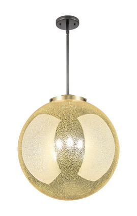 Innovations - 221-3S-BAB-G208-18 - Three Light Pendant - Essex - Black Antique Brass