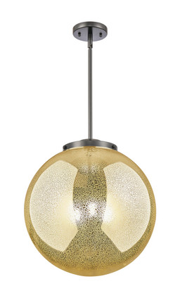 Innovations - 221-3S-BK-G208-16 - Three Light Pendant - Essex - Matte Black