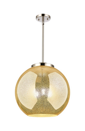 Innovations - 221-3S-PN-G128-16 - Three Light Pendant - Essex - Polished Nickel